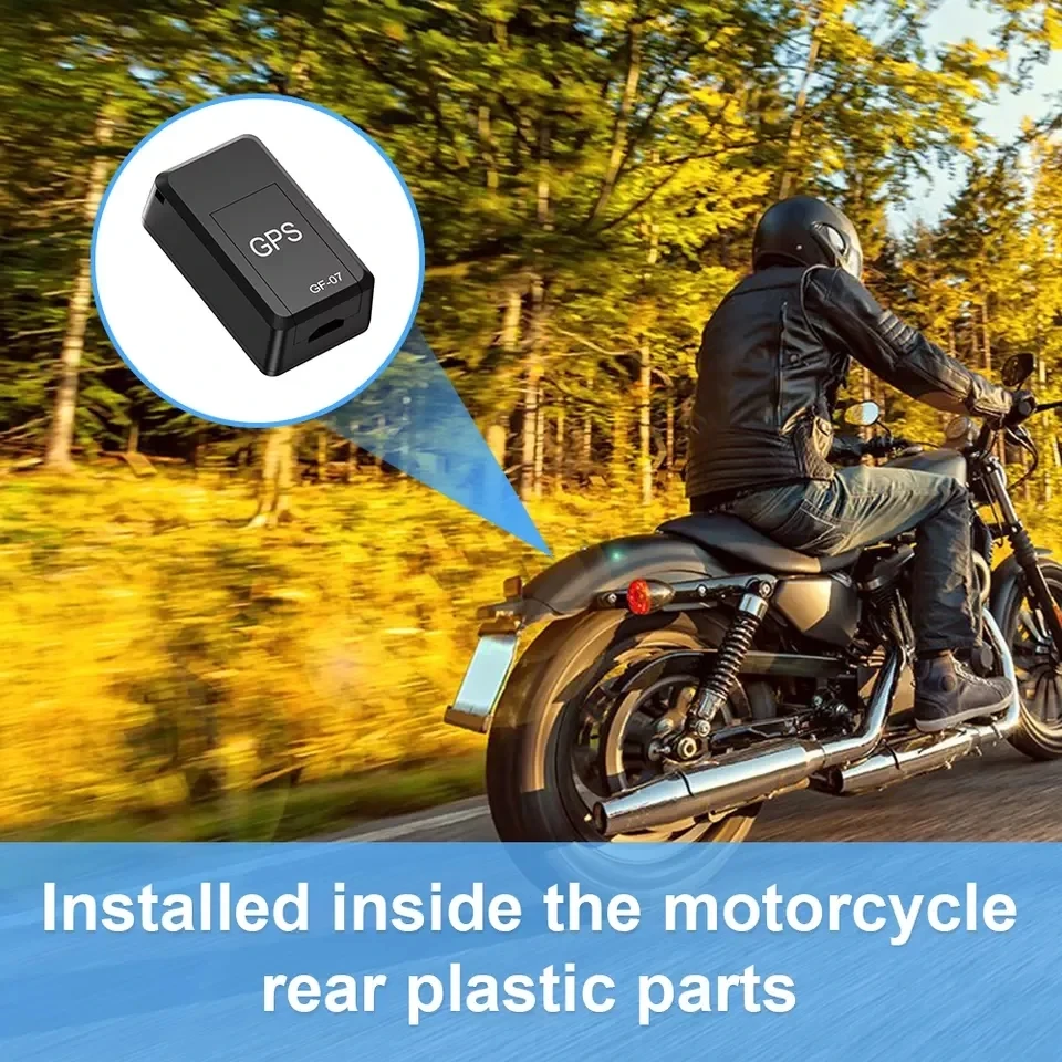 Rastreador GPS para coche GF07, localizador GPS para vehículo, dispositivo de seguimiento GPS magnético fuerte en tiempo Real, alarma antipérdida, aplicación de posición GPS