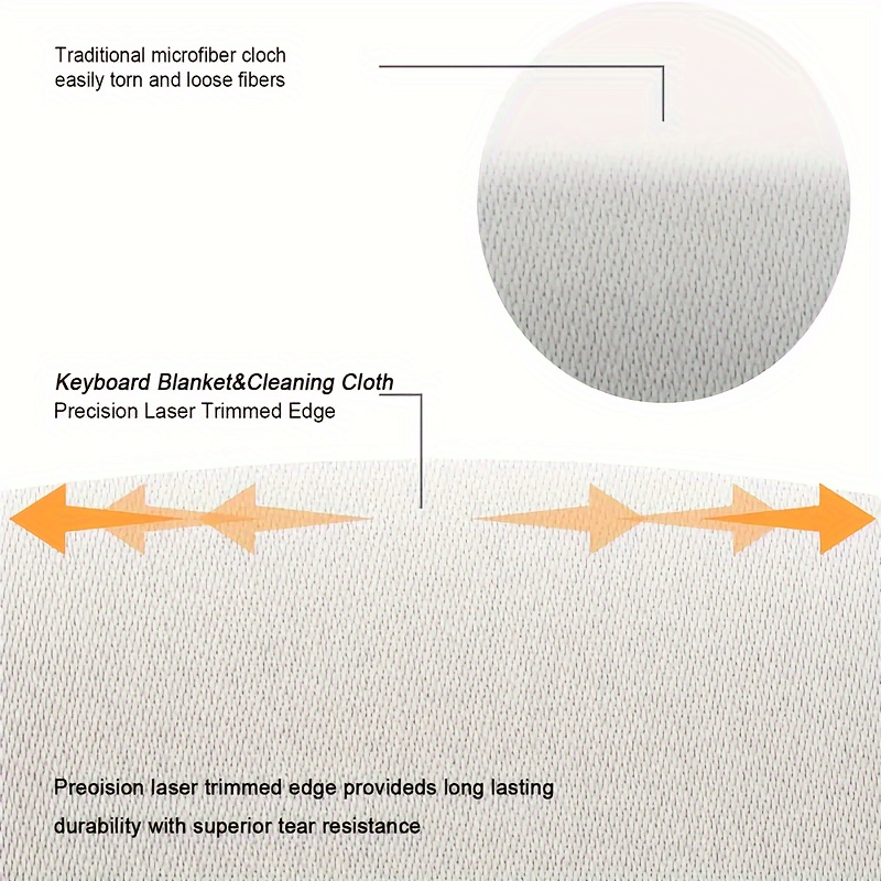 Screen Keyboard Protection Microfiber Liner Cleaning Cloth For MacBook Pro 13" 14" 15" 16"and MacBook Air 13"