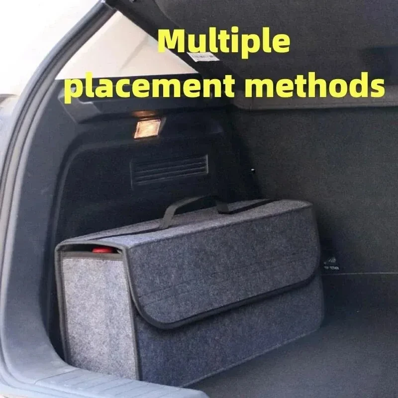 Organizer per bagagliaio per auto da 1 confezione, pieghevole, con impugnatura ergonomica, per SUV/sedani/strutture in tessuto resistente