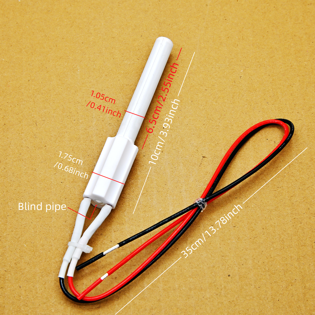 Fogão a pelota ignição 220v300w lareira forno de aquecimento tubo de aquecimento elétrico ignição cerâmica acessórios cozinha ignição