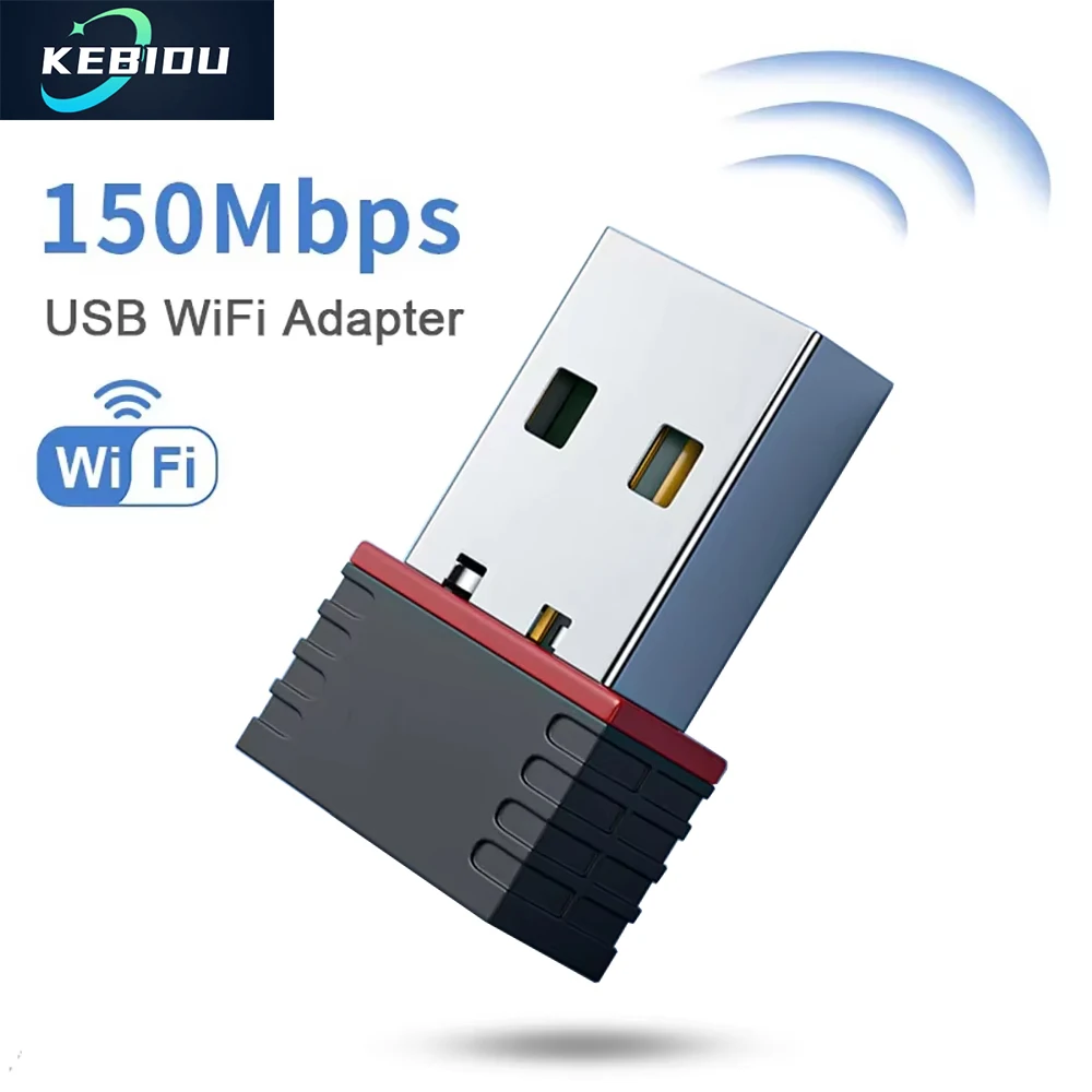 150 Мбит/с USB Wi-Fi адаптер 2,4G беспроводная сетевая карта 802.11n RTL8188 Ethernet Wi-Fi приемник ключ Mini Lan Adaptador для ноутбука