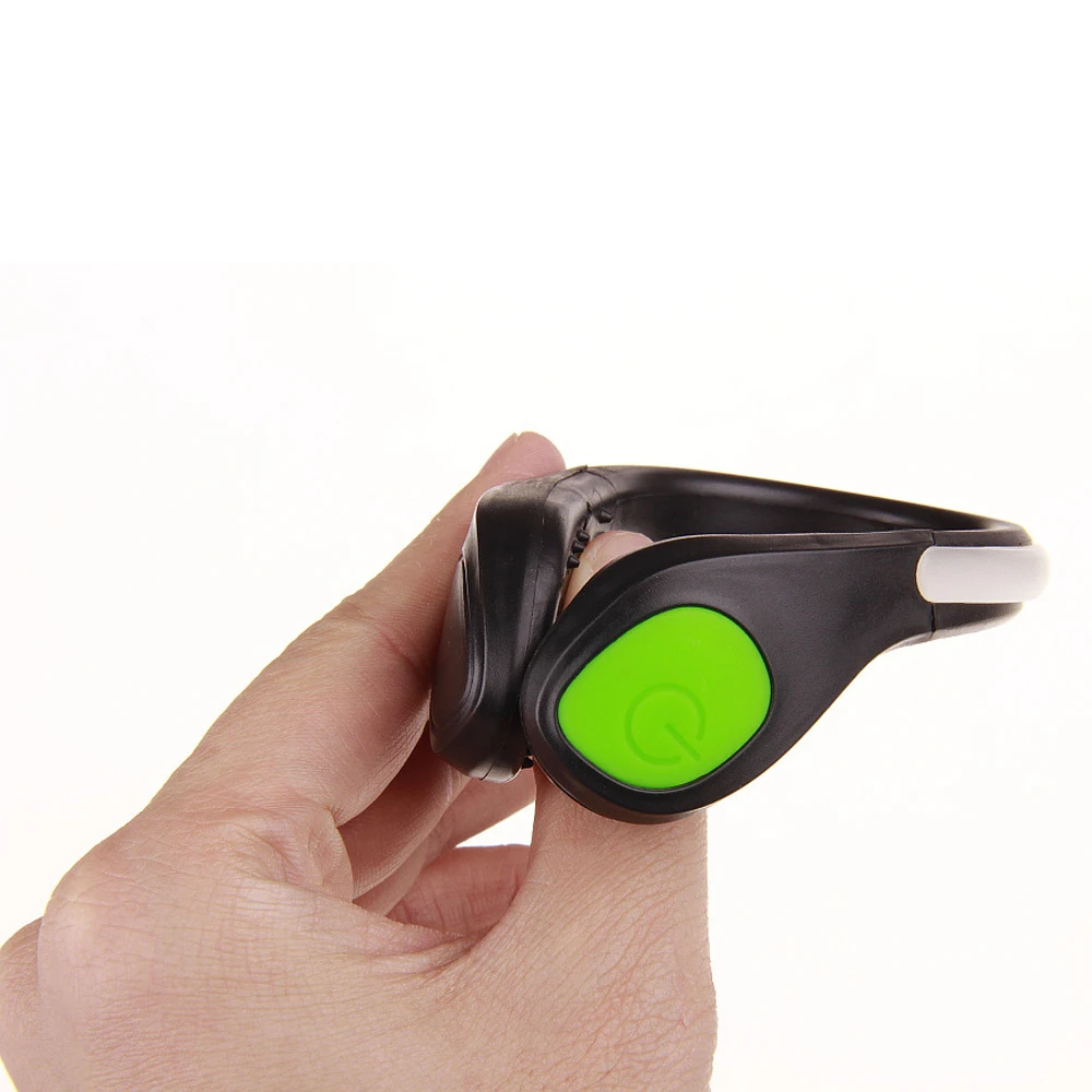 Réinitialisation de chaussure lumineux à LED, clip de chaussure, lumière forte, avertissement de sécurité nocturne, course à pied, vélo, vélo