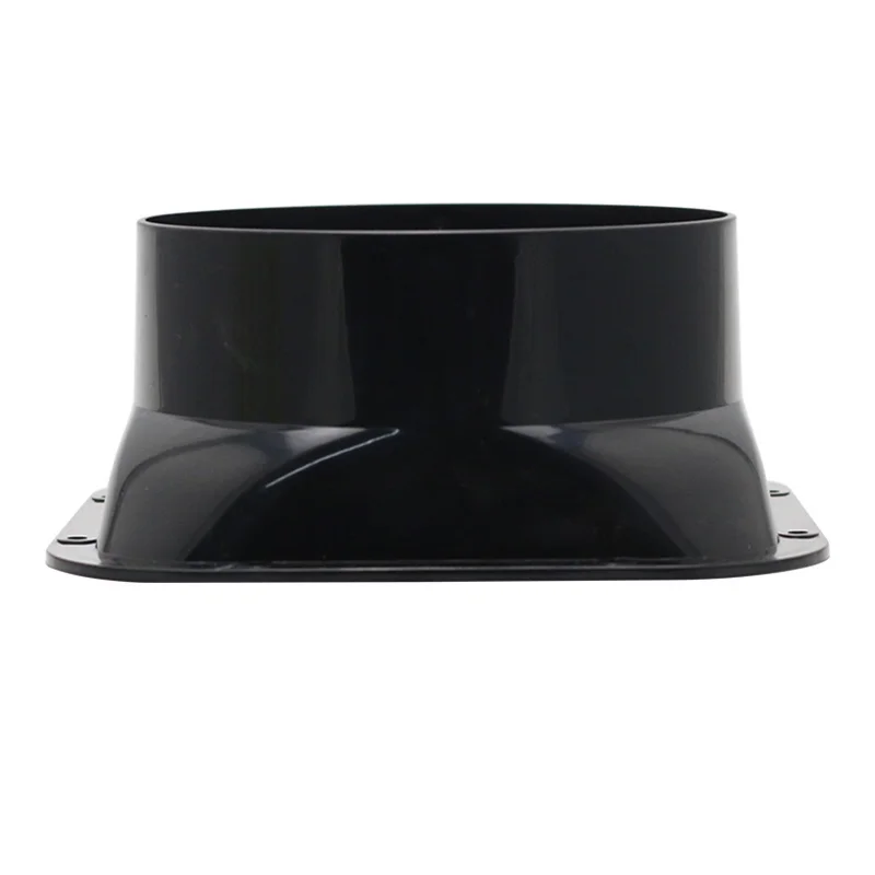 100-250mm ABS Runde Rohr Flansch Sitz Aluminium Rohr Luft Belüftung Schlauch Anschluss Auspuff Kanal Frische Luft System vent Hardware