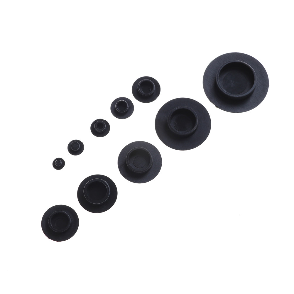 10PCS M5-12 Practical Black Hex Socket Head Cover Caps Fasteners Screws Allen Bolt Screw Nut Round Head Protector