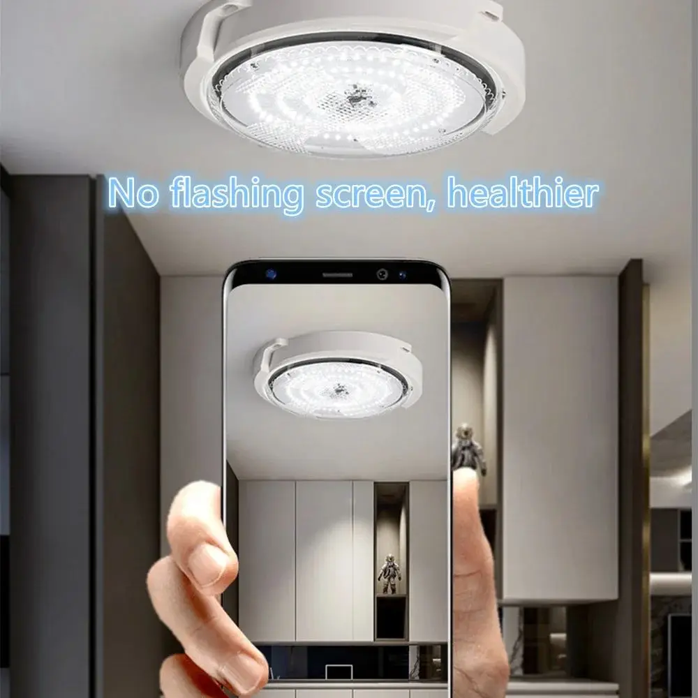 Plafoniera solare per interni luce a LED luce fluorescente per uso domestico tetto a consumo energetico zero con telecomando giardino esterno