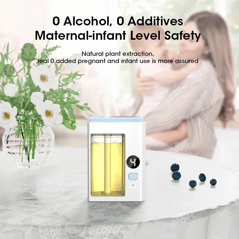 Intelligente aromatherapie-diffuser Automatische etherische olie-verstuiver USB Mini-aromatherapiemachine Thuis Auto Luchtontgeuring