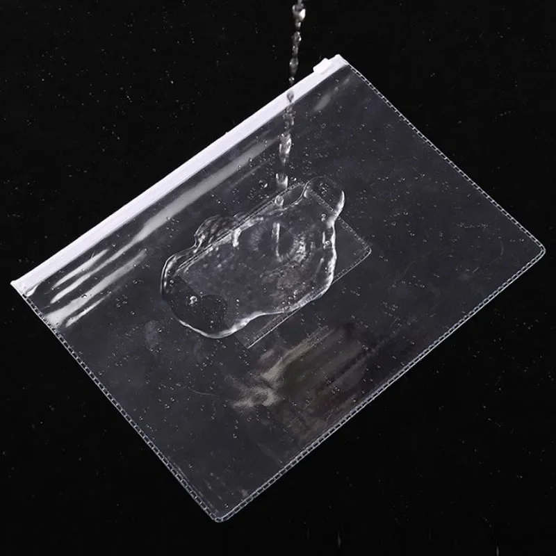 9 stücke Datei Tasche Transparent Schule Student Kunststoff A4 A5 A6 Dokumente Einreichung Lagerung Tasche Organizer Informationen Tasche Ordner