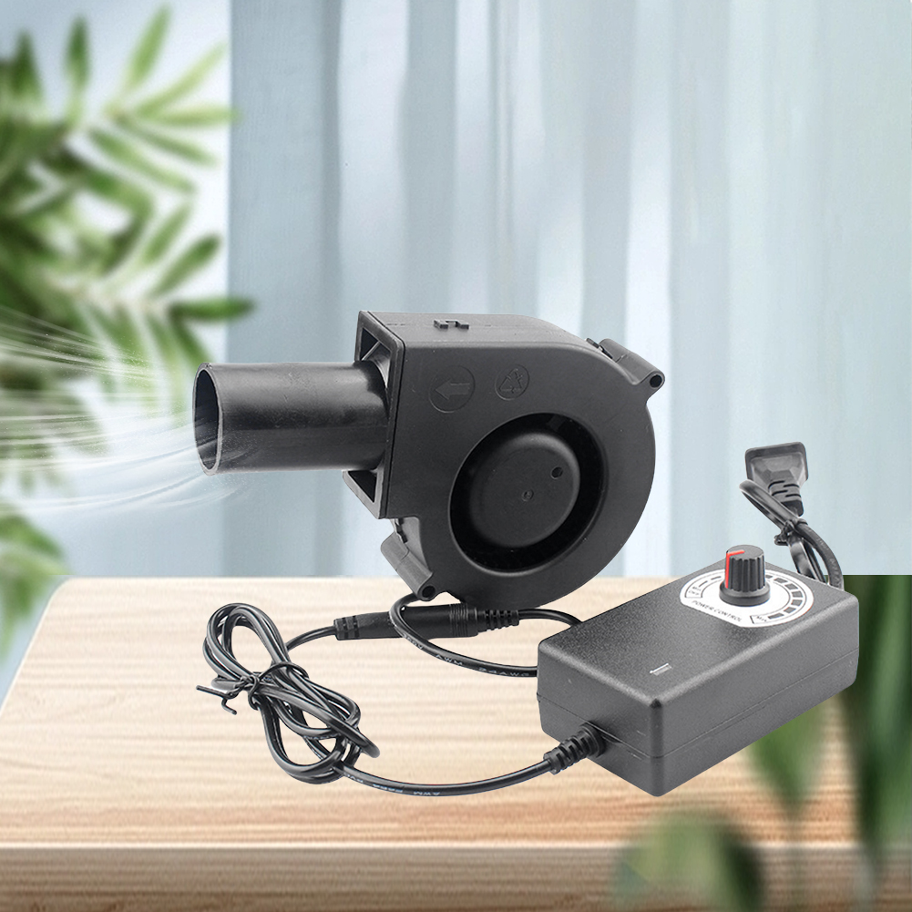 6000 U/min Grill gebläse 15W Luft gebläse Schmelz metall ventilator mit variablem Drehzahl regler Grill ventilator für Camping kocher Koch ventilatoren