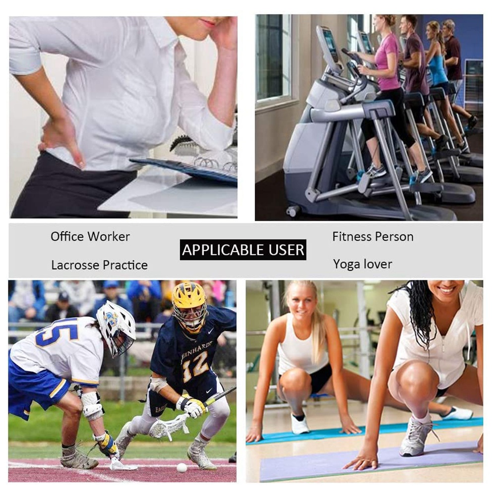 Ksone LaCrosse ลูกบอลนวดกล้ามเนื้อ, ลูกกลิ้งนวดกล้ามเนื้อ-ลูกบอลเนื้อเยื่อลึก-ลูกบอลนวดแข็งและนุ่มพร้อมลูกบอลขนาดเล็ก