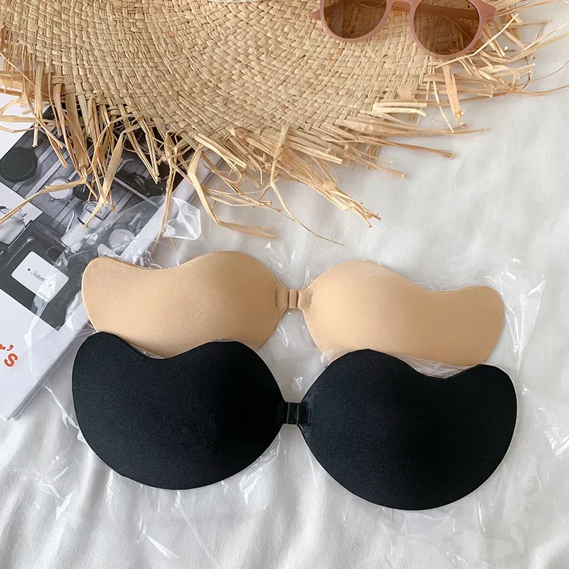 Cubierta de silicona reutilizable para pezones, autoadhesiva, Invisible, Push Up, sujetador, pegatinas, pecho de Mango, sujetadores sin tirantes, ropa interior para mujer