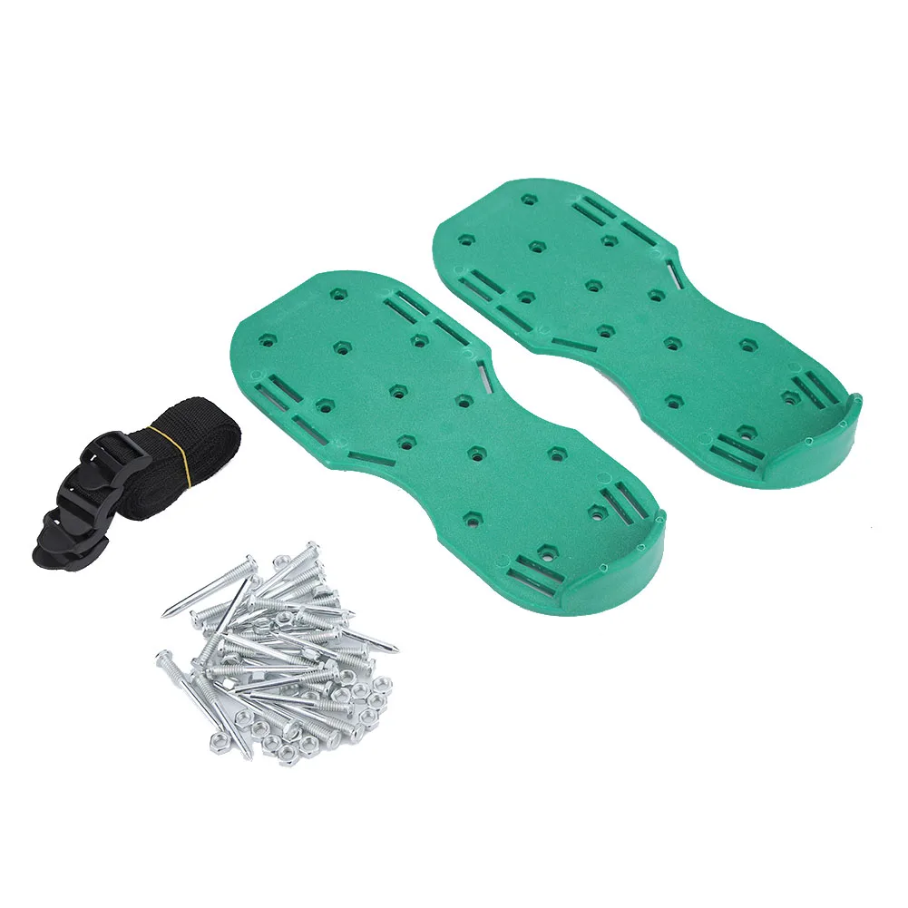 รองเท้าเล็บหญ้า Garden Yard Lawn Aerator รองเท้า Grassplot Aerating Soil Spike รองเท้าแตะ