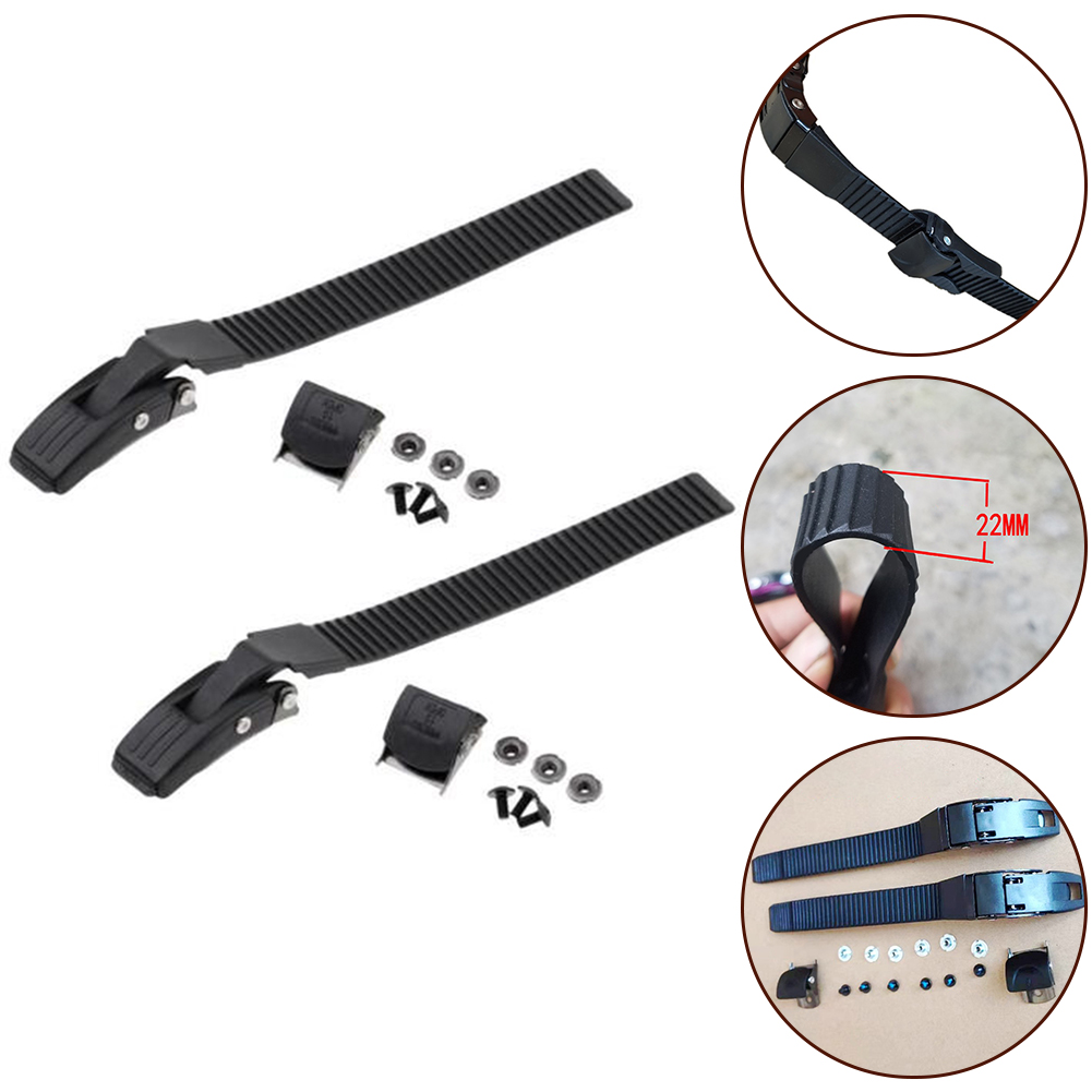 2ชุดรองเท้าโรลเลอร์สเก็ตสายรัดแบบอินไลน์สเก็ตหัวเข็มขัดพร้อมที่หนีบสกรูรองเท้าสเก็ตอุปกรณ์ทดแทน