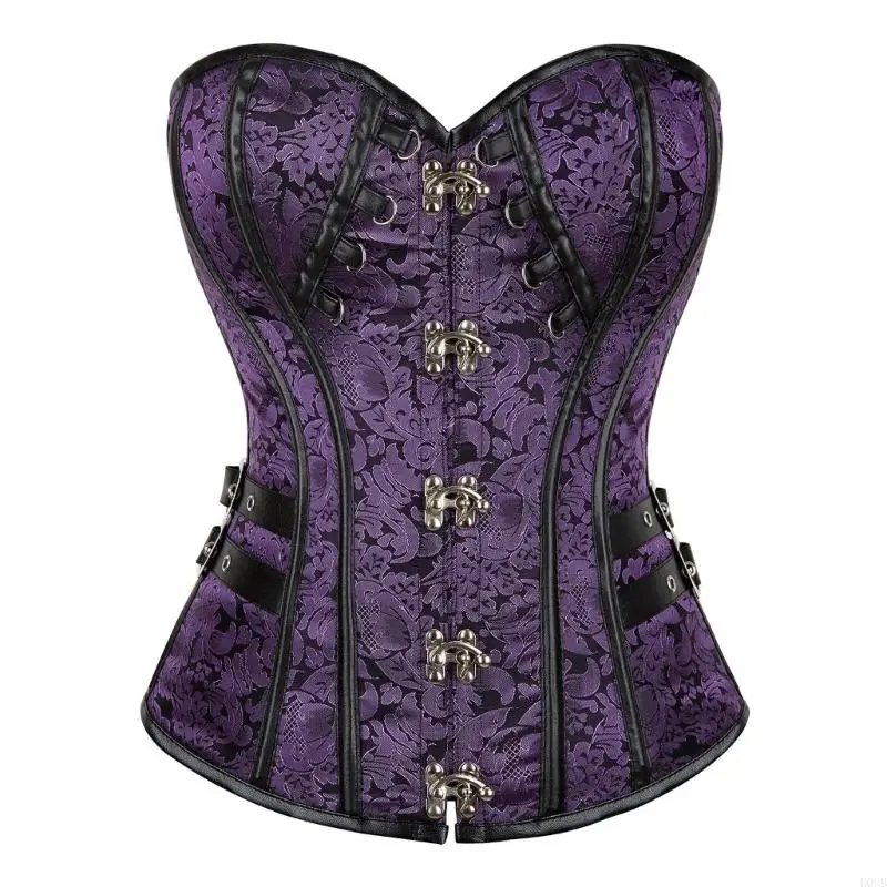 D0UB Palatial Corset Corsé para mujer Bustier Bustable Cinturón ajustable