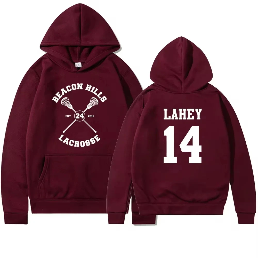 Sweat à capuche Teen Wolf Beacon Hills Stilinski 24 Lahey McCall pull émission de télévision sweat à capuche Hip Hop sweats à capuche haut