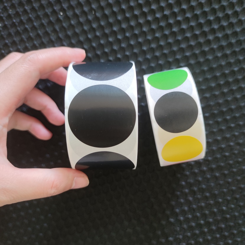 100-500 шт., круглые наклейки в горошек, 25/38/50 мм