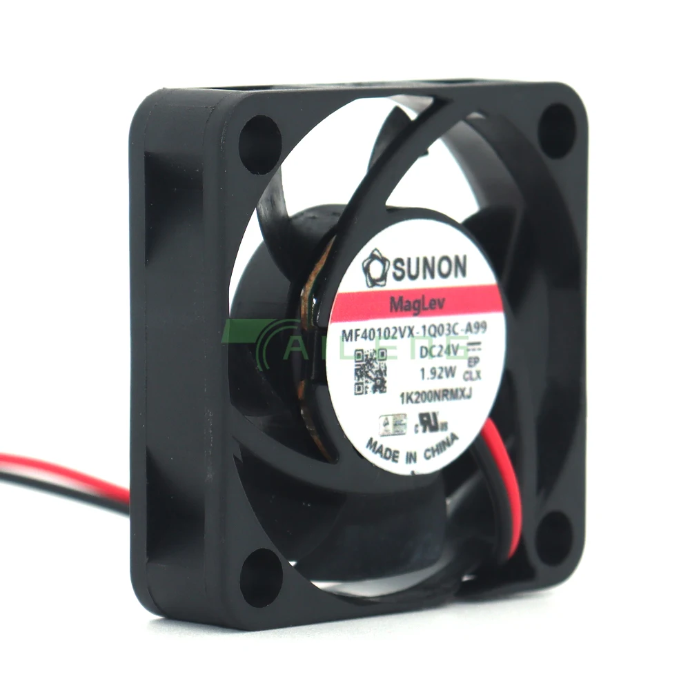 Nowy wentylator 4010 MF40102VX-1Q03C-A99 40*40*10MM do magnetycznego chłodzenia drukarki 3D Sunon DC24V 1.92W 2-Line