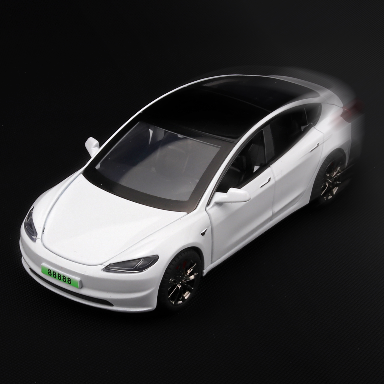 2024 NEW 1:32 Model3 Model 3 Alloy Muscle Car Model Sound and Light Pull Back Children's Toy Collectibles Birthday gift