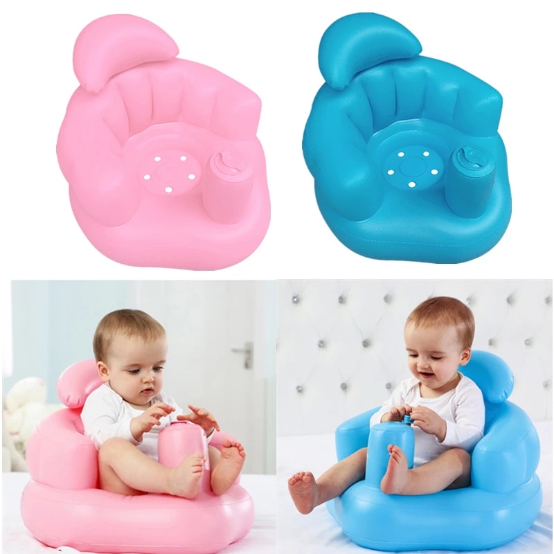 เก้าอี้อาบน้ําเด็ก Inflatable Armchair โซฟาเด็กแบบพกพา Lounger สําหรับเด็กทารกแรกเกิดเก้าอี้เด็กเก้าอี้ชายหาดเด็กโซฟานุ่ม