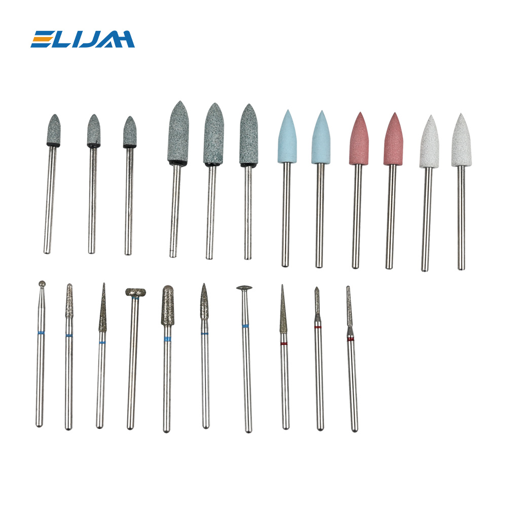 SYJH 35 stks/set Dental Lab Polijsten HP Kit Keramische Porselein Slijpen Tandarts Tool Diamant Burs Borstel Materiaal