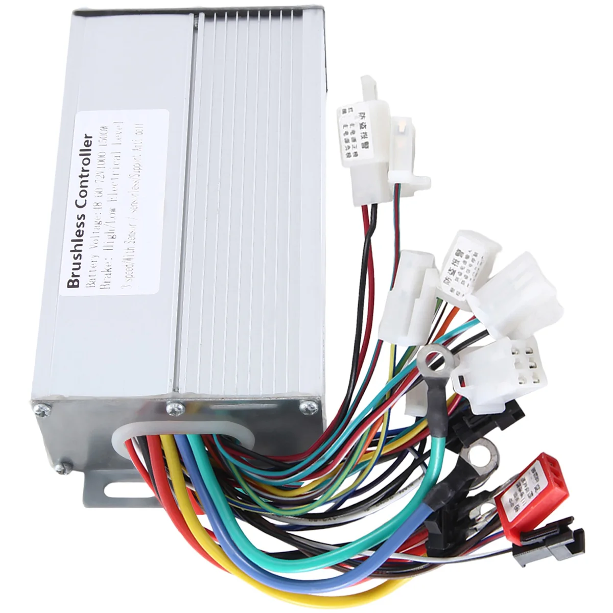 Newest 48V 60V 64V 72V 1000W 1500W Electric Controller 12 Tube Dual Mode E-Bike Brushless Controller Speed Motor