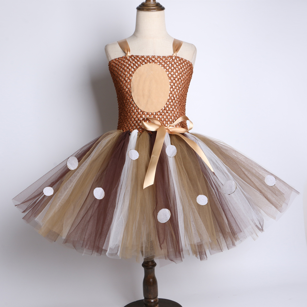 女の子のための鹿の衣装,ハロウィーン,クリスマス,トナカイ,エルク,コスプレ,ファンシー,誕生日パーティーの服,1〜12歳