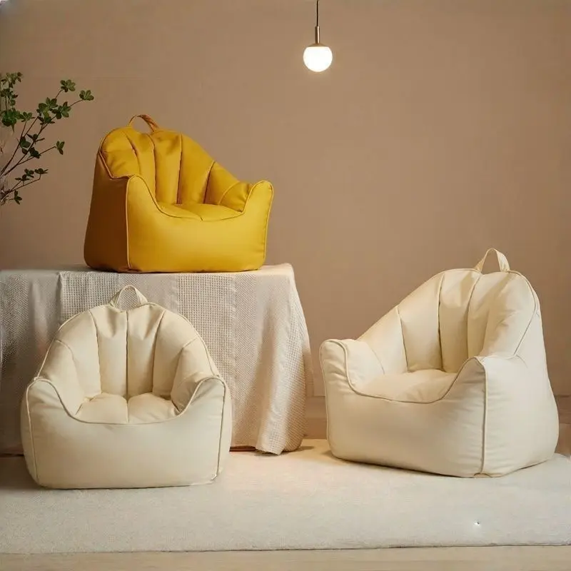 Sofá preguiçoso para bebês, varanda única, saco de feijão, à prova d'água, quarto, lazer, sala de estar, sofá de leitura infantil