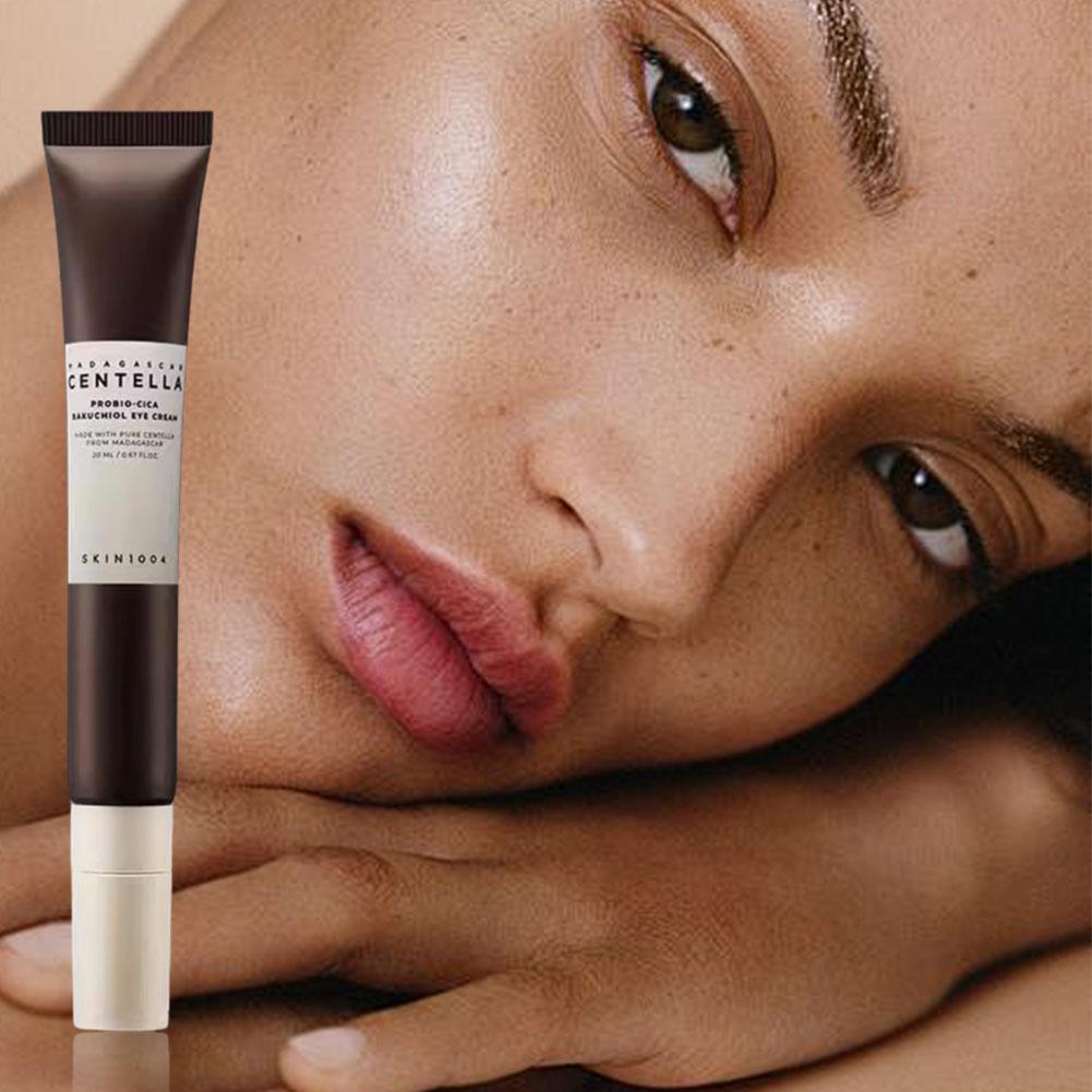 Centella Asiatica crema probiótica para ojos equilibra la flora de la piel contiene Psoralen reduce las líneas finas alrededor de los ojos antiarrugas 20ML