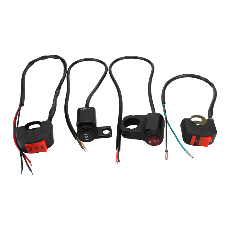 1pcs Motorcycle Handlebar Flameout Switch Universal Moto Light Switch ON OFF Button for ATV Motorbike DC12V