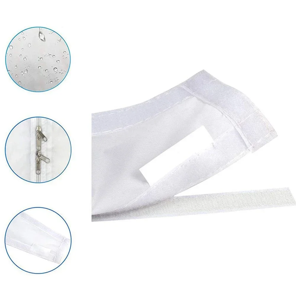 Pano de vedação de ar condicionado móvel, bloqueio de ar universal, vedação de janela, placa de pano, vedação de janela com kit de vedação de saída com zíper