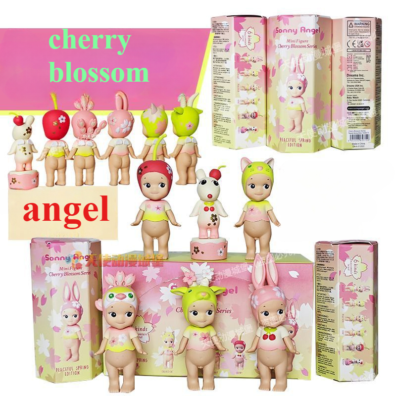 Boîte aveugle en fleur de cerisier d'ange authentique, Collection créative confirmée, jouets tendance, cadeaux d'anniversaire de haute qualité, offre spéciale