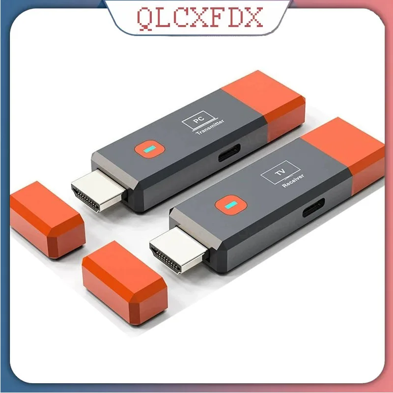 Receptor y transmisor de vídeo extensor inalámbrico de 50M, 1080P, pantalla compatible con HDMI, adaptador de TV para cámara PS4, PC a TV