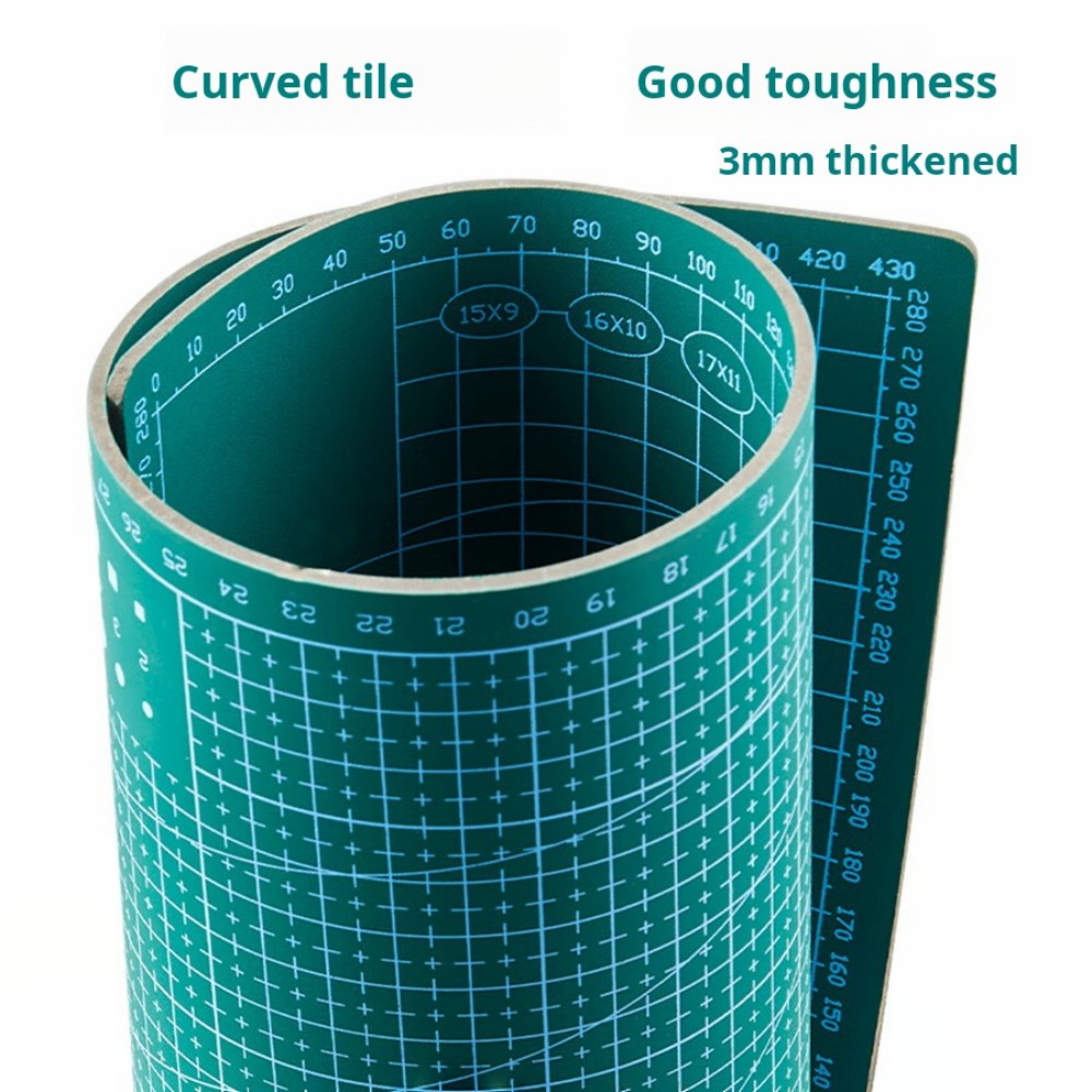 A3/A4 Self-Healing Cutting Mat Double-Sided with Grid Lines Non-Toxic Anti-Glare for DIY Sewing Craft Paper Cutting