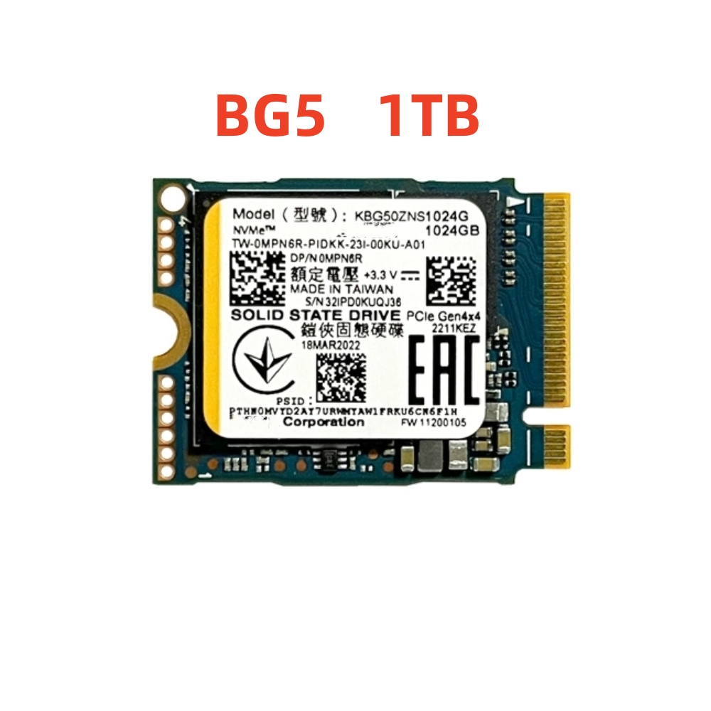 NEU FÜR Toshiba Kioxia SSD BG5 1T 1024GB M.2 NVME 2280 2242 2230 PCLE4.0X4 Solid State Drive