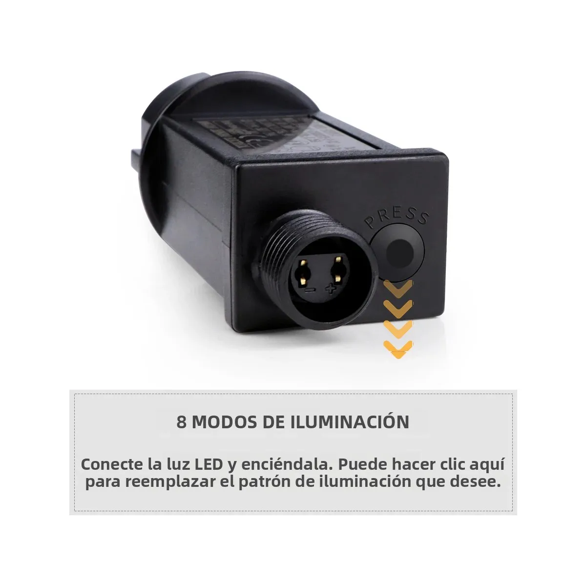 Guirnalda de luces LED para decoración navideña y de Halloween, 100M, disponible, Multicolor, con 8 modos, resistente al agua, para jardín al aire libre, casa, patio, césped