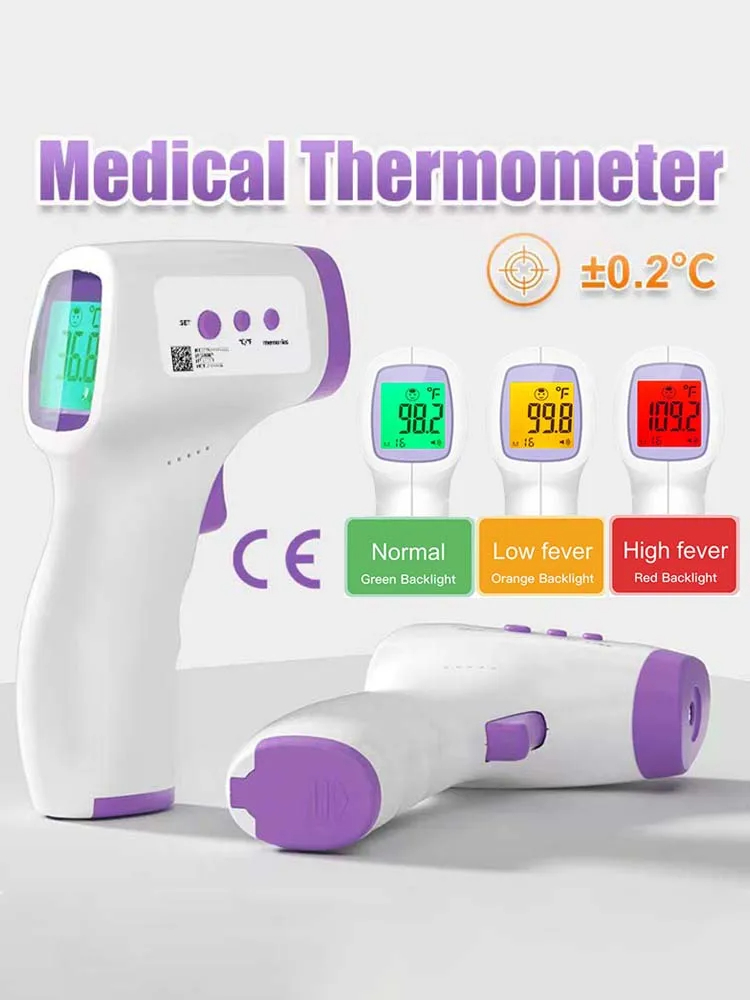 Medidor Digital de presión arterial para brazo, tensiímetros, manguito, termómetro Digital para fiebre, termómetro médico infrarrojo, oxímetro de dedo, traje