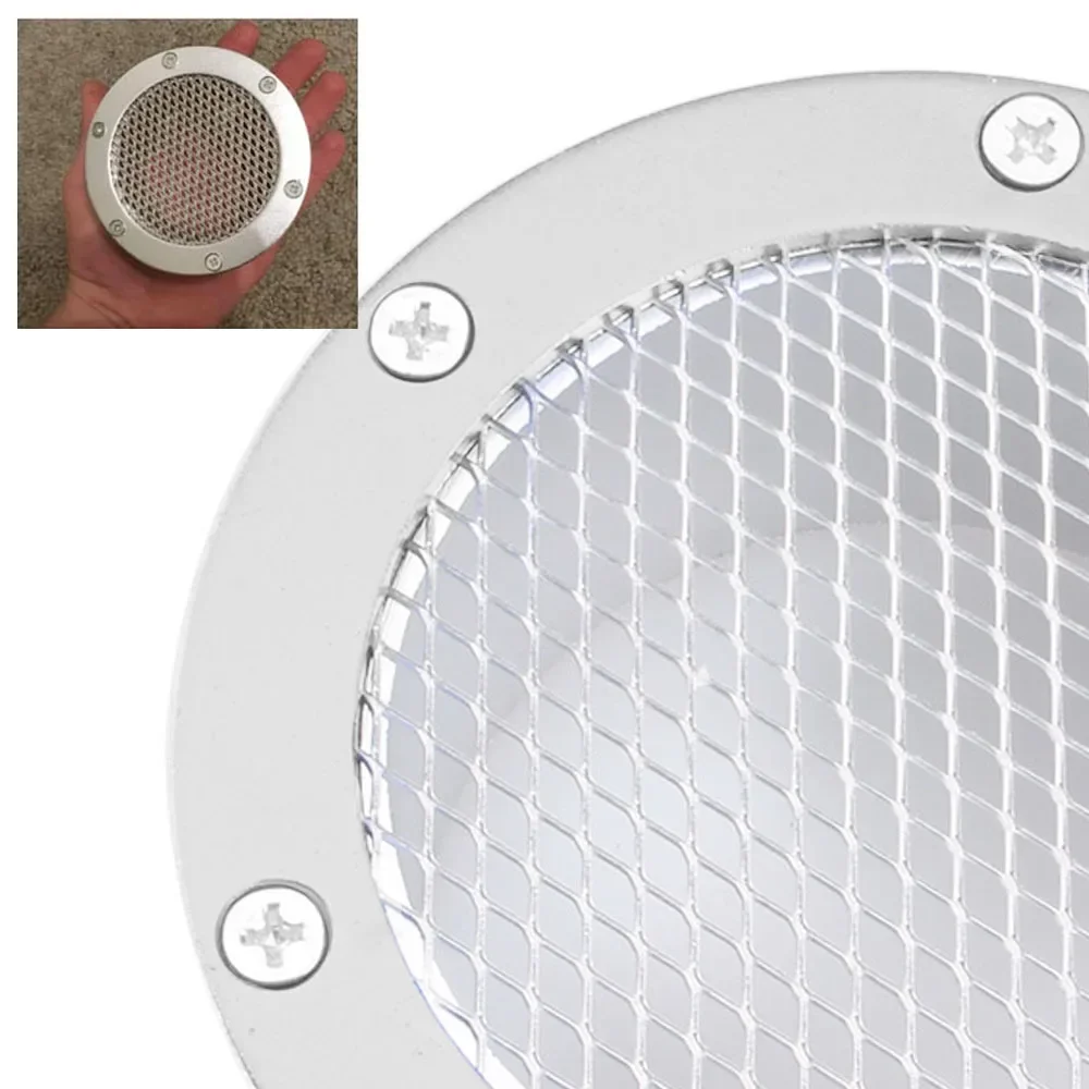 3 インチユニバーサル車のエアベントレーシング吸気バンパーベント入口ダクトコールドエアフィルターダストエアダクトグリルベンツ BMW アウディ