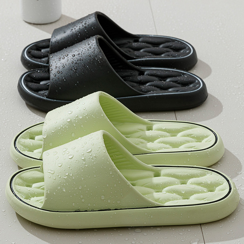 Lekkende Slippers Voor Mannen Nieuwe Zomer Indoor Huis Badkamer Anti-Slip Slippers Voor Vrouwen Paar Hol