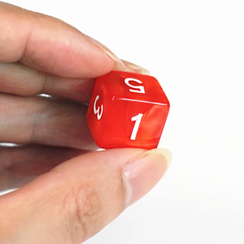 8 Cái/lốc Vuông Góc Xúc Xắc Bộ Nhiều Màu Sắc Đục Acrylic 6 2 Mặt Xúc Xắc Dành Cho Câu Lạc Bộ/Tiệc/Họ Trò Chơi