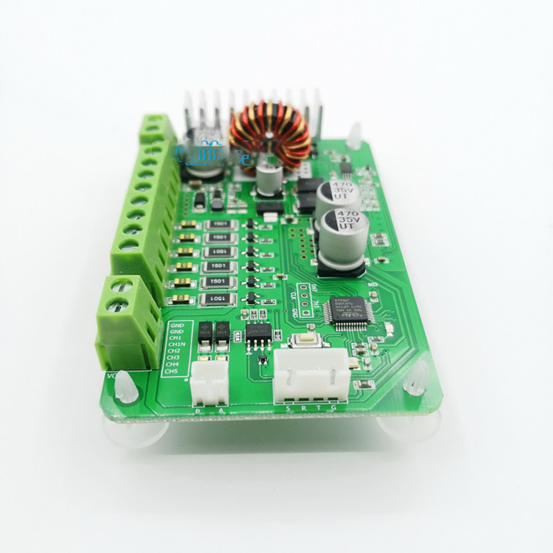 Mehrkanaliger 5+1 PWM-Signalgenerator mit symmetrischer Rechteckwelle und einstellbarem Arbeitszyklusmodul RS485 Modbus