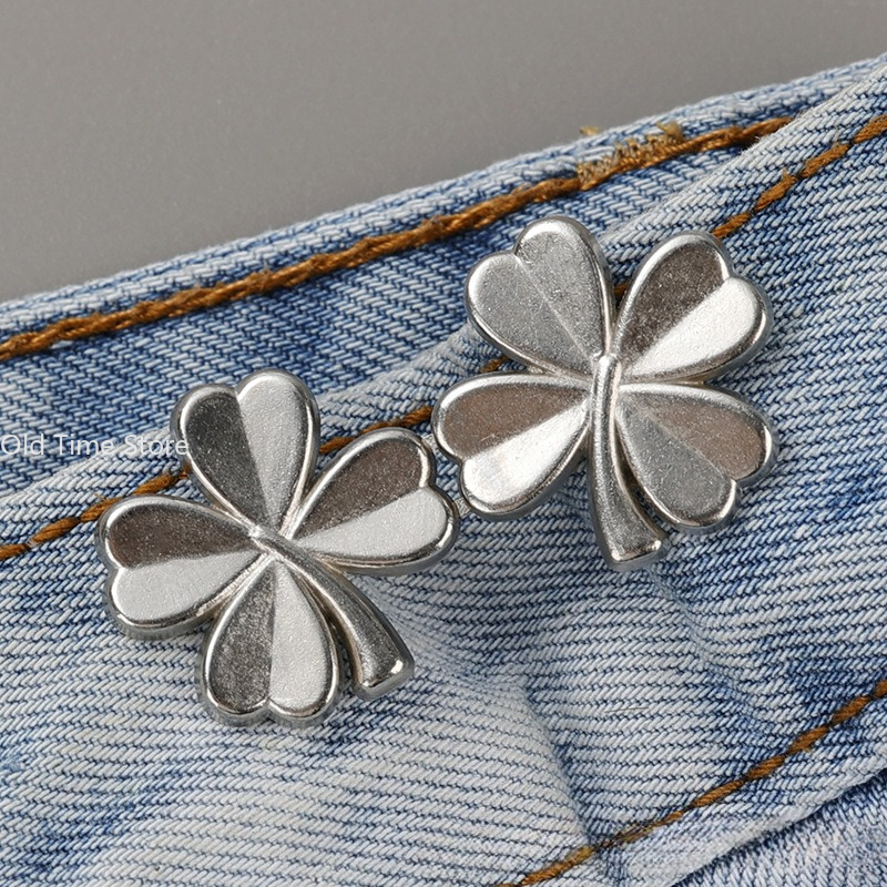 Bouton de Clip de taille réglable en métal, détachable, sans couture, pour jean, outil réducteur de taille