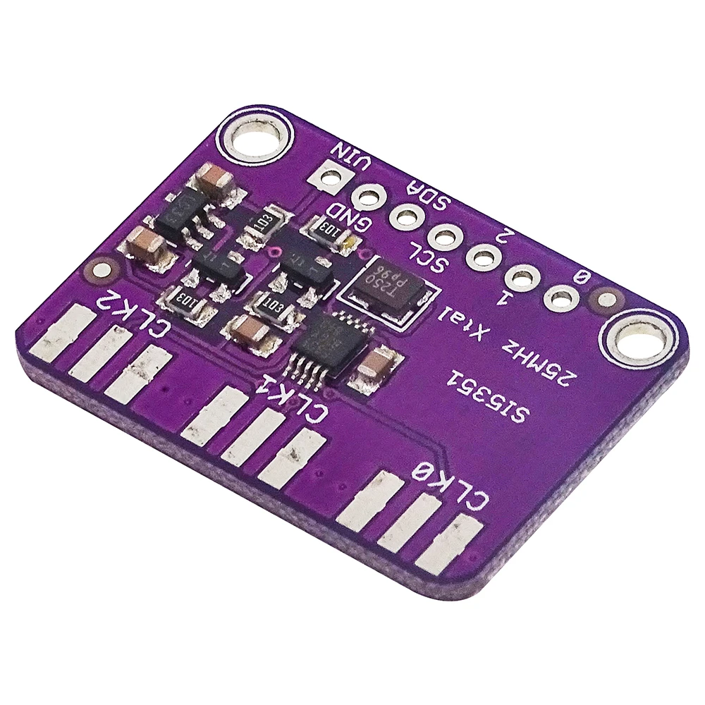DC 3 V-5 V Si5351A Si5351 I2C Generatore di Orologio Breakout Board Modulo Generatore di Segnale Orologio 8KHz-160MHz Per Arduino