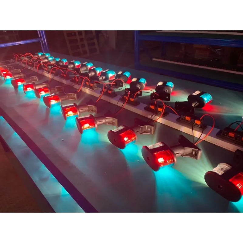 12V LED IP65 Driekleurig Allround Wit Roestvrij Staal en Plastic Marine Boot Masthead Navigatielicht voor Marine Schepen
