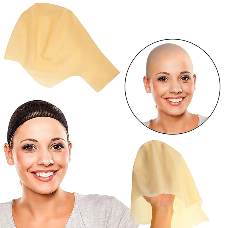 1pc nieuwe grappig latex huid gefälschte glatzkopf unisex ausgefallene film party pruik cap latex masker hoed voor kinder von volw assen fe