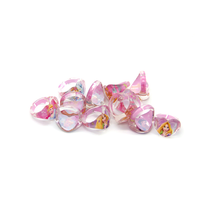 12PCS Disney Princess การ์ตูนนิ้วมือของเล่นเด็ก Happy Birthday Party โปรดปรานสาวน่ารัก Giveaway ของที่ระลึก