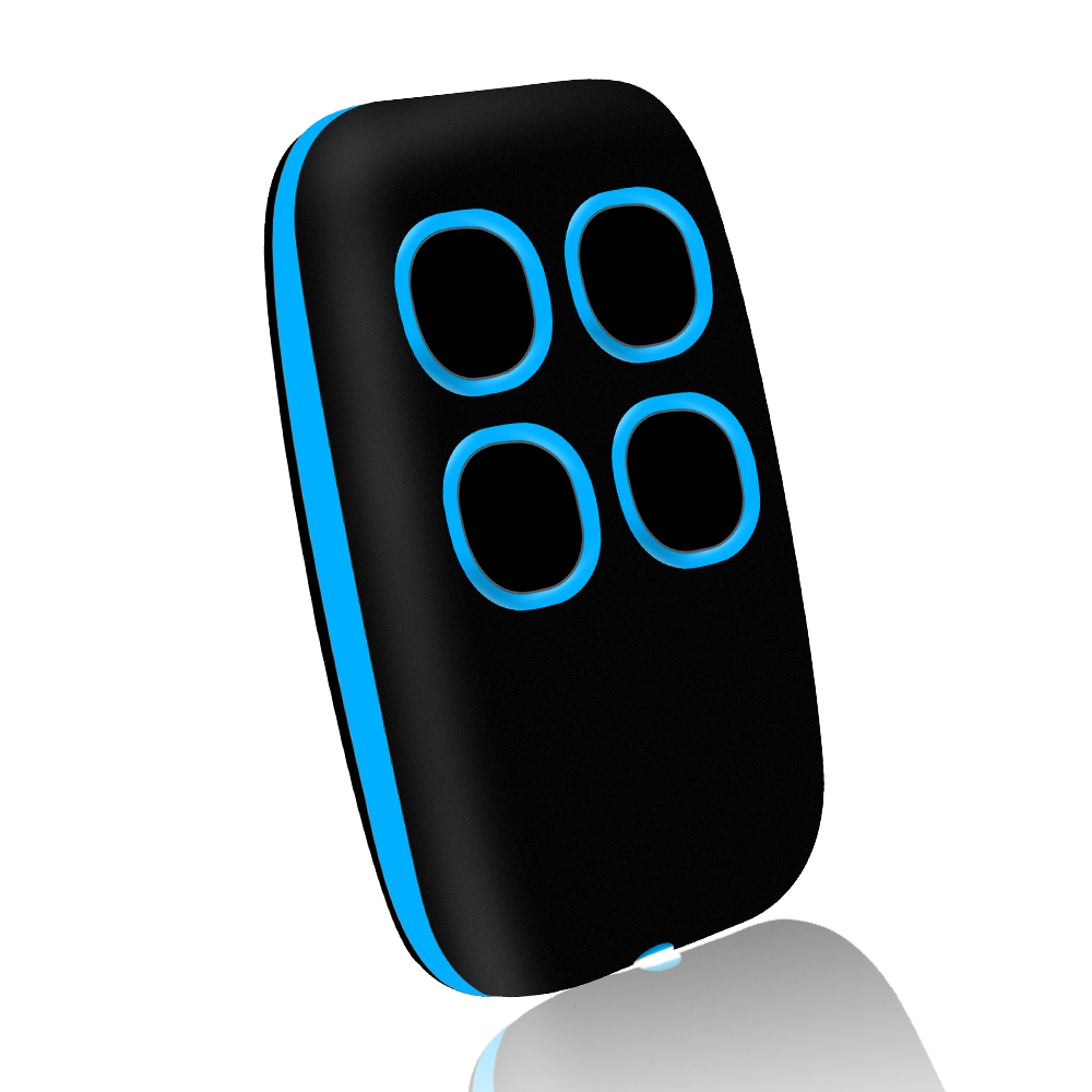 Control remoto para puerta multifrecuencia, 280-868MHz, 433MHz, resistente al agua, duplicador de código rodante, transmisor Fob de llave de garaje