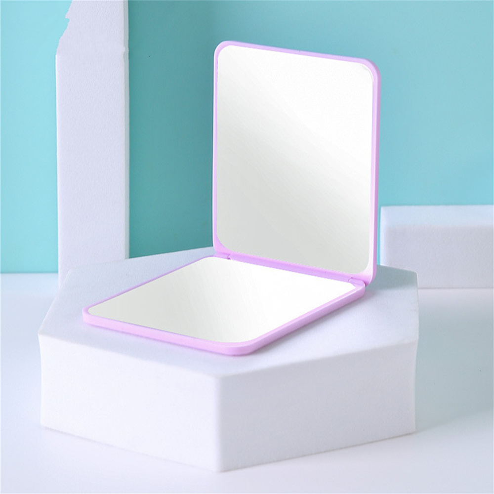 Foldable Makeup Mirror Portable Double-Sided Mirror Student Dormitory Desktop Small Gift Wholesale