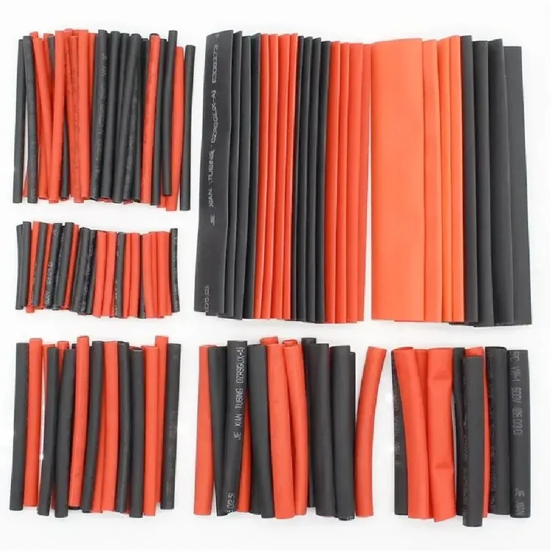 128/164/328/560/650/800PCS Schrumpfschläuche 2:1 Draht Kabel Wrap Sortiment elektrische Isolierung Rohr Kit 5 Farbe 8 Größe
