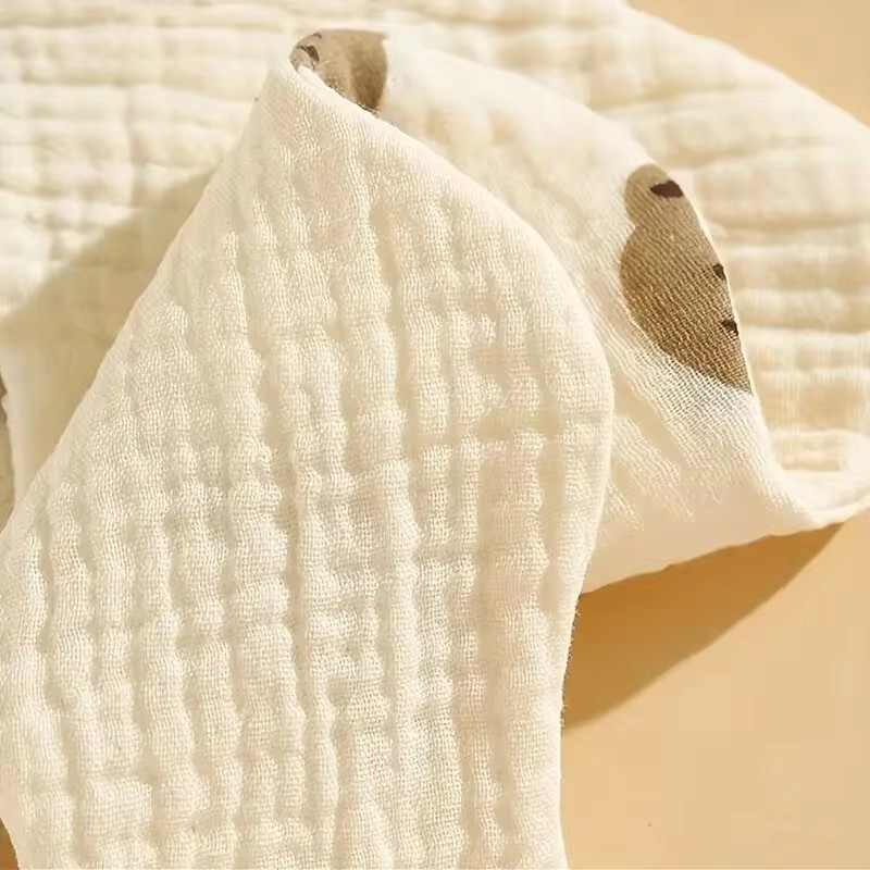 Bavoirs d'alimentation en gaze de coton pour bébé, 3 pièces, pétales doux d'été, serviette de bave imprimée, nouveau-né, enfant en bas âge, tissu de rot pour enfants