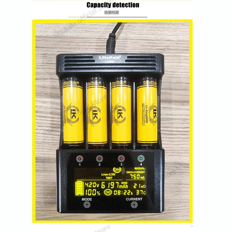LiitoKala Lii-50E 21700 5000Mah 3.7V 5C Xả Cao Cấp Pin Cho Công Suất Cao Đồ Gia Dụng