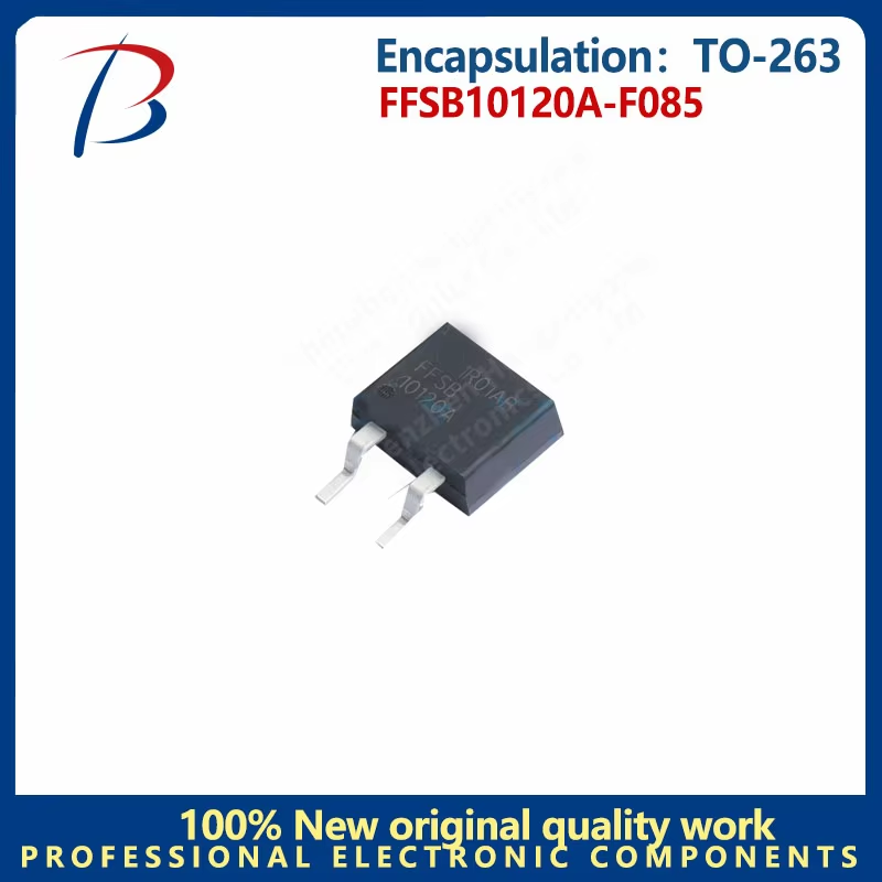 1PCS  FFSB10120A-F085 Package TO-263 Voltage :1.2kV Current :21A Schottky diode